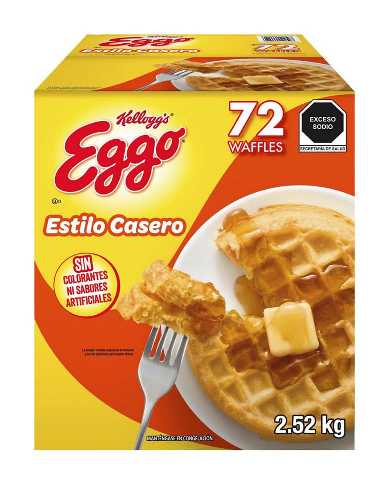 Eggo · Waffles, estilo casero (72 un)