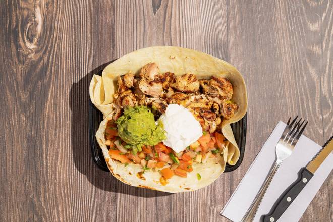 Grilled Chicken Thighs Burrito Bowl