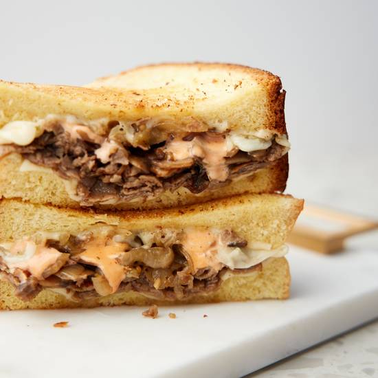 Grilled cheese Philly steak / Philly Steak Grilled Cheese