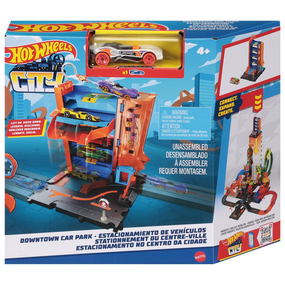 Hot Wheels City Downtown Car Park Play Set