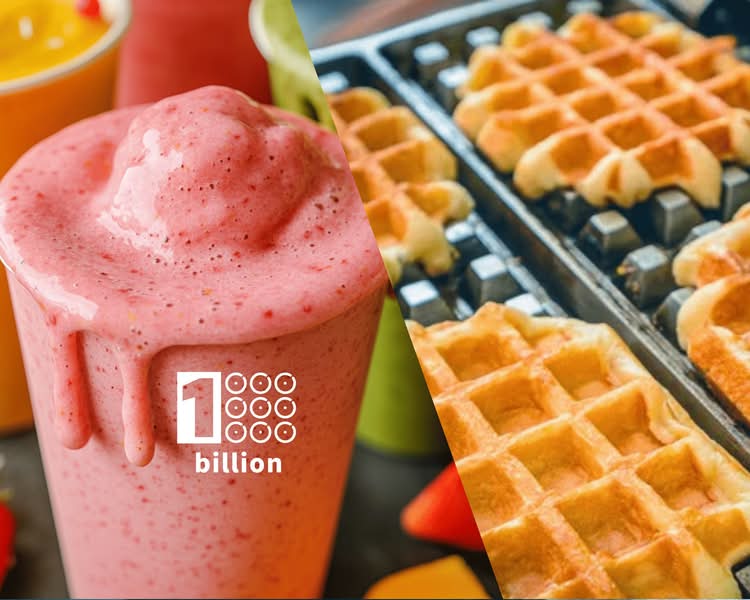 目指せ10億杯！ミックスジュースベーカリー billionのデリバリー
