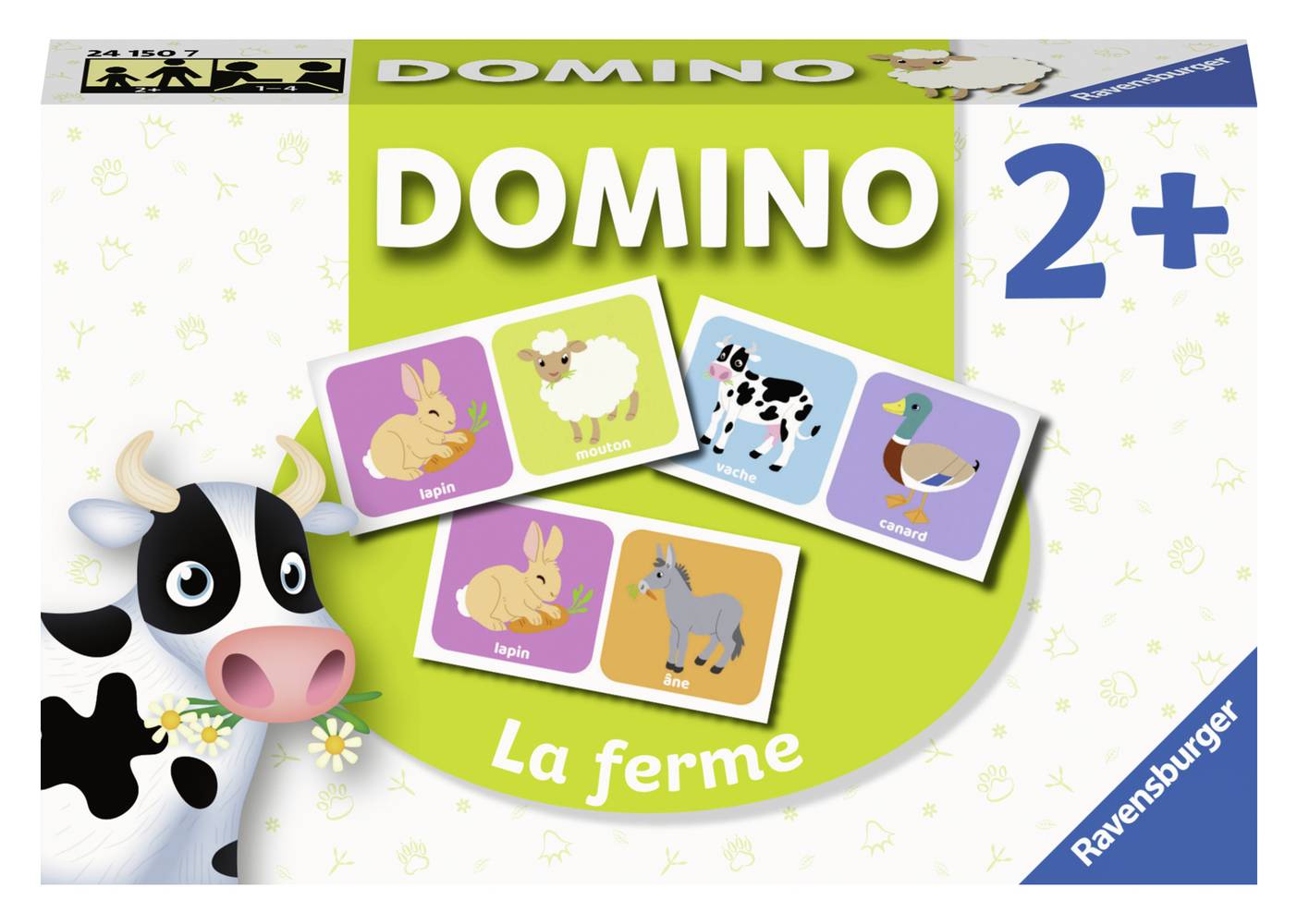 Ravensburger - Domino la ferme dès 2 ans