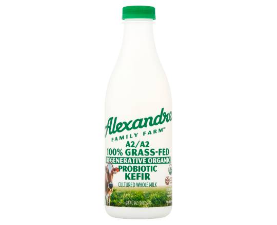 Alexandre Family Farm Organic 100% Grass-Fed Whole Milk Probiotic Kefir (28 fl oz)