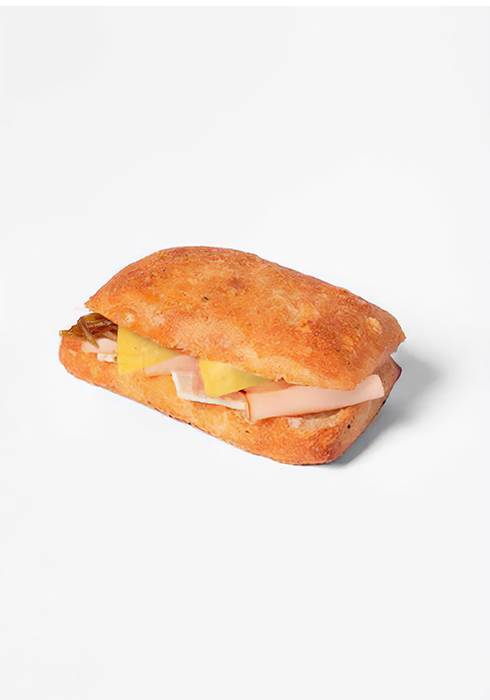 Chapata Con Manchego Y Pavo