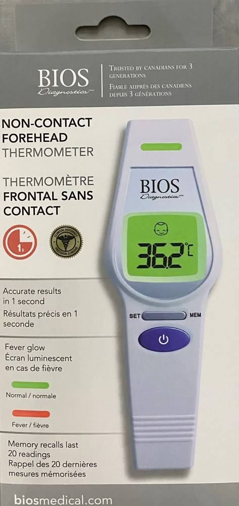 Bios Non Contact Forehead Thermometer (1 unit)