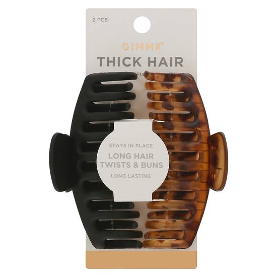 Gimme Thick Hair Claw Clips (2 ct)