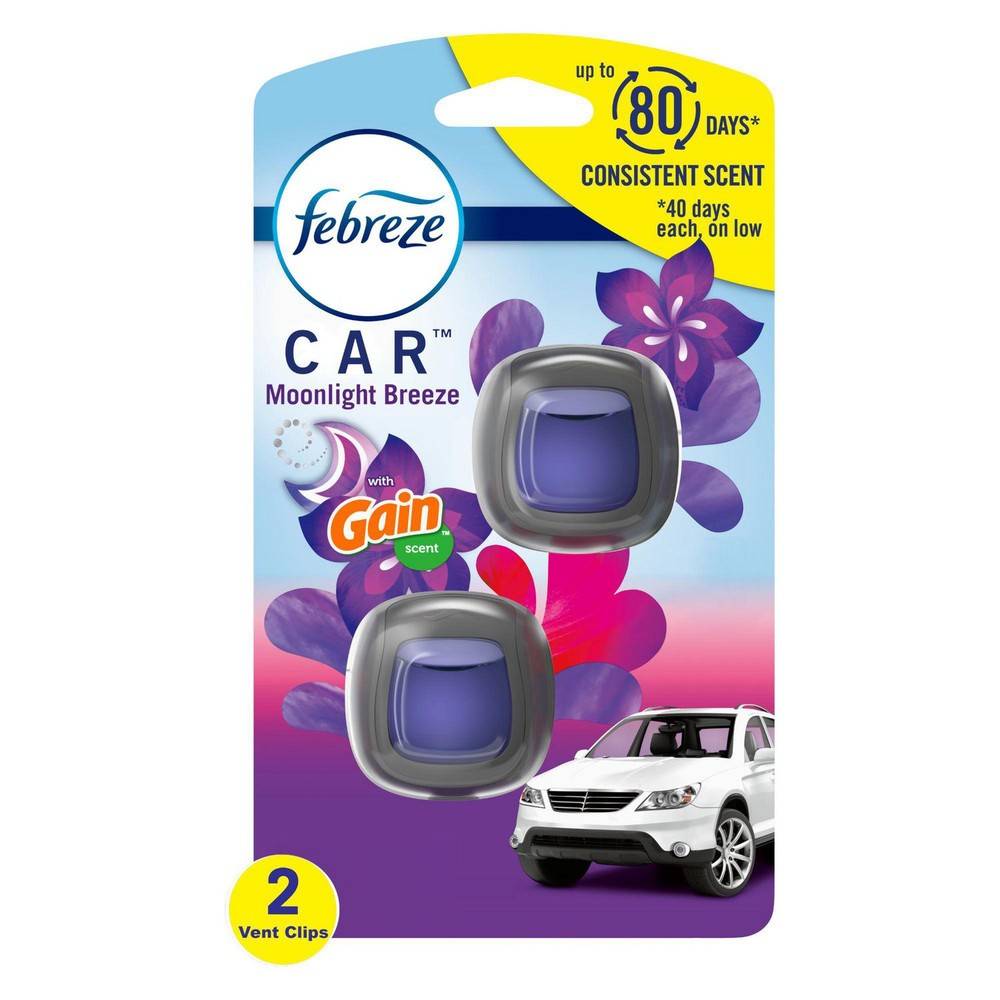 Febreze Car Moonlight Breeze Air Cleaner (2 units)