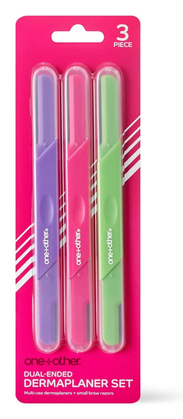 GSQ By Glamsquad Dermaplaner Facial Razors (3 ct) (Assorted)