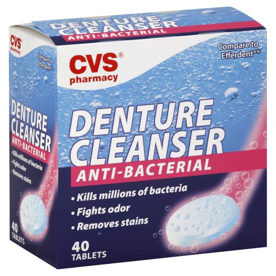 Cvs Denture Cleanser Anti-Bacterial Tablets
