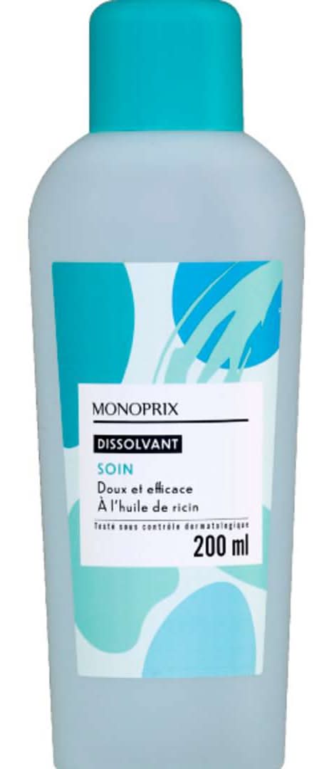 Monoprix - Dissolvant soin à l'huile de ricin (200ml)