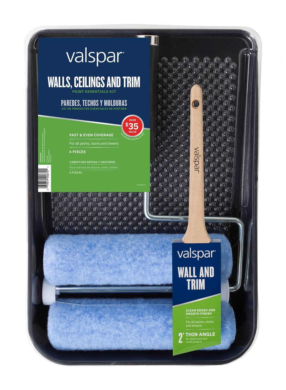 Valspar Walls, Ceilings Trim 6 -Piece Knit Paint Roller Kit
