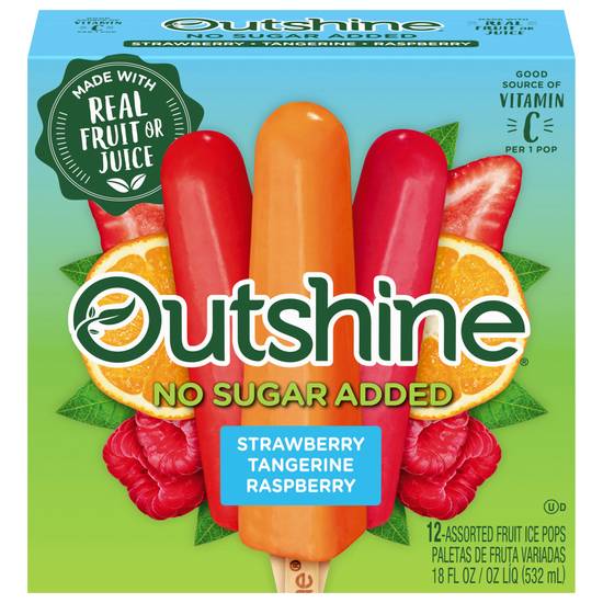 Outshine Fruit Ice Bars (12 ct) (assorted/strawberry-tangerine-raspberry)
