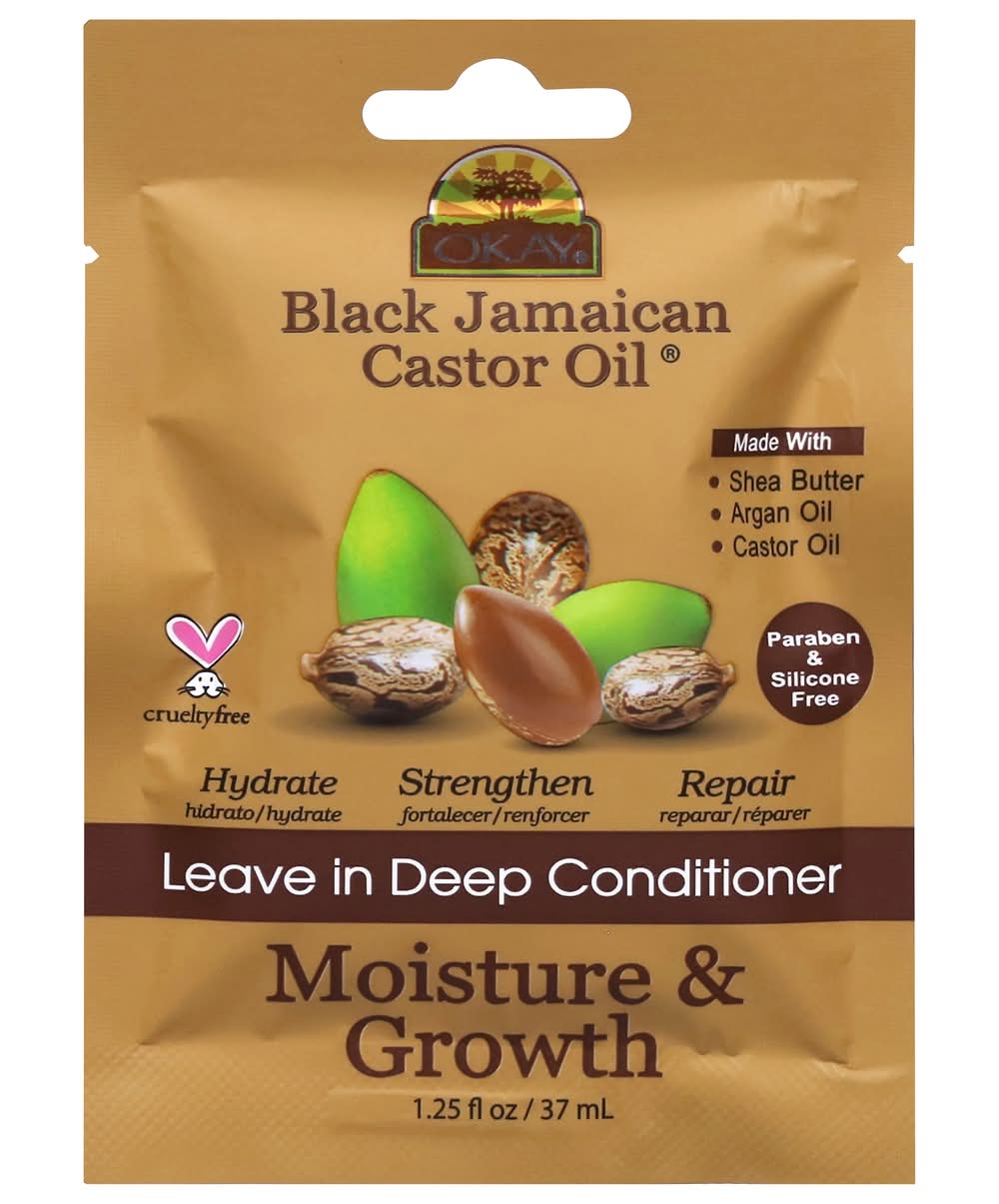 Okay Black Jamaican Castor Oil Leave-In Conditioner (1.5 oz)