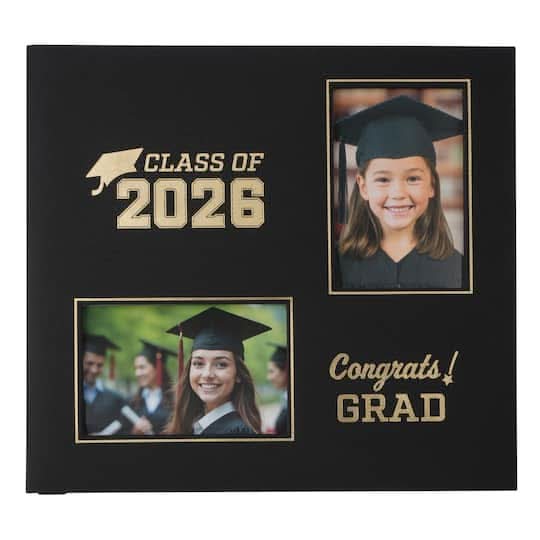 12" X 12" Class Of 2026 Congrats! Grad Scrapbook Album By Recollections