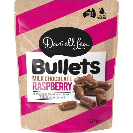 Darrell Lea Raspberry Bullets 226g