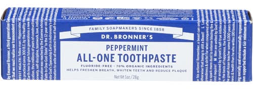 Dr. Bronner's Peppermint All-One Travel Toothpaste