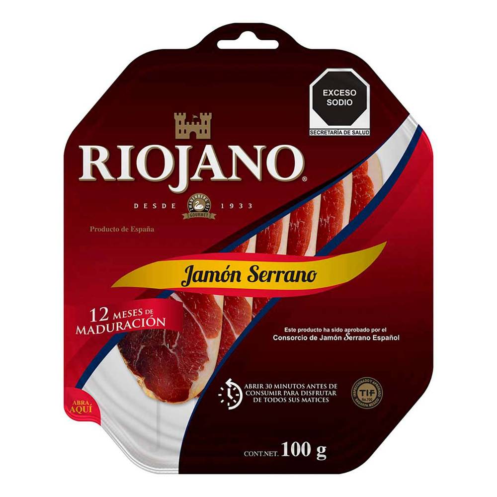 Riojano jamón serrano (100 g)