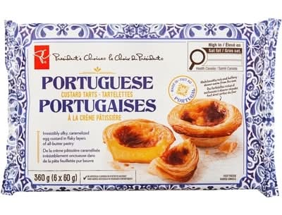 President's Choice Portuguese Custard Tarts 360.0 G