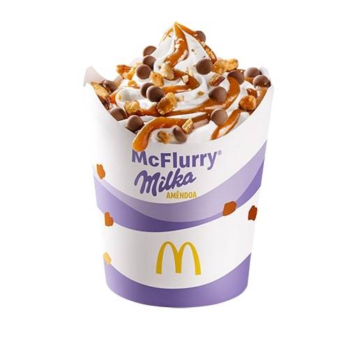 McFlurry Milka Amêndoas & Caramelo