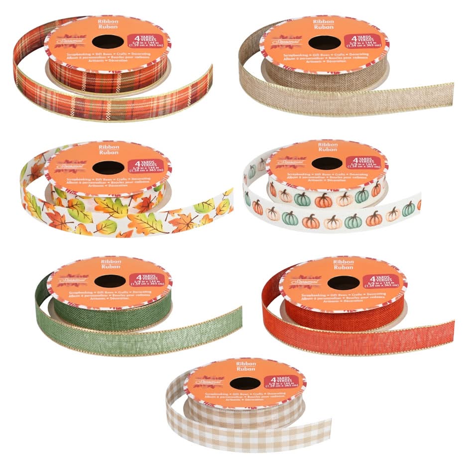 Crafters Square Seasonal Collection Ribbon, 3 yds