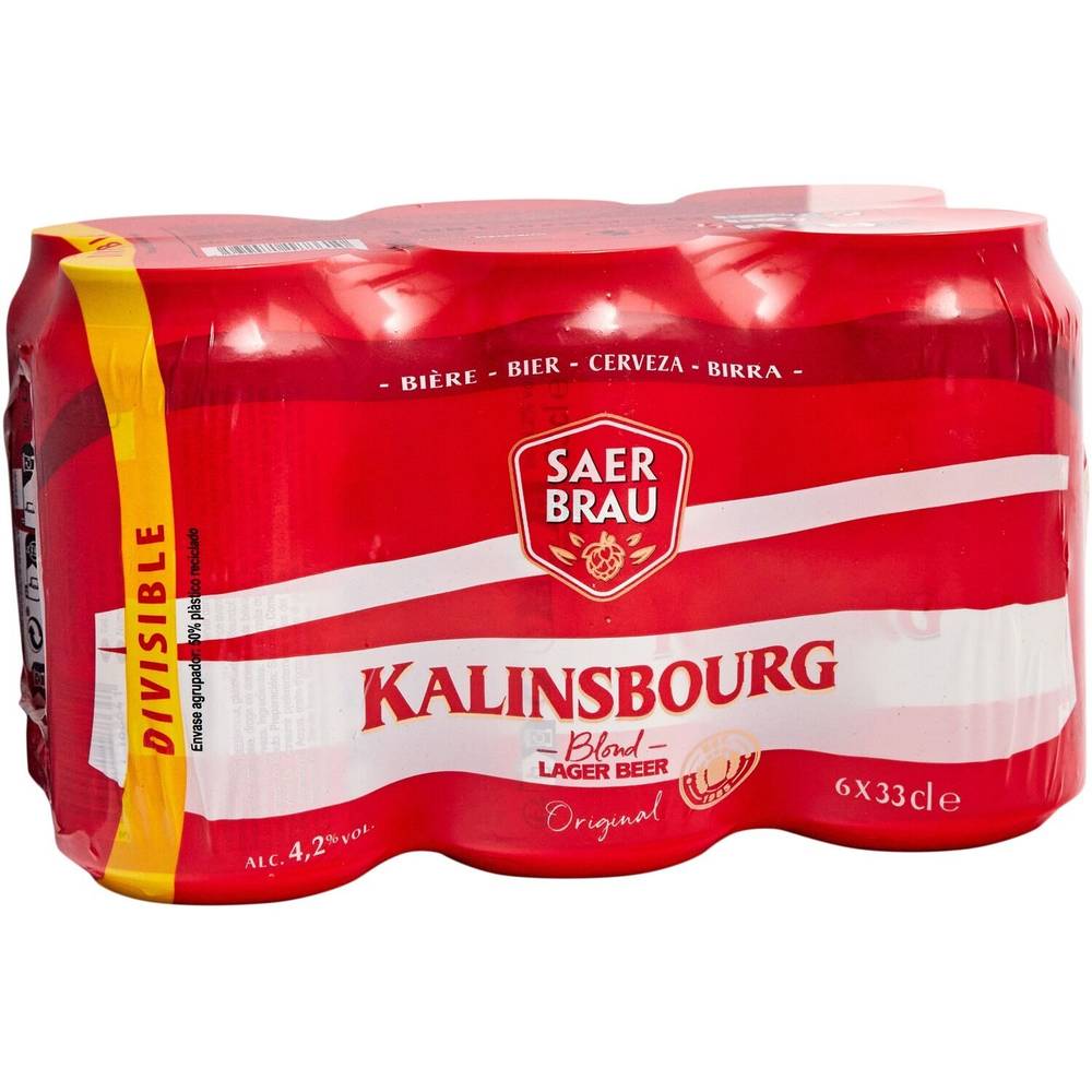 Saer Brau - Blonde lager (6 pièces, 330 ml)