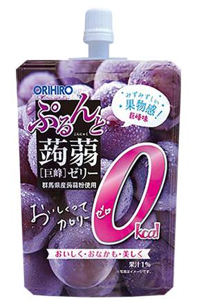 29_オリヒロ　蒟蒻ゼリー（スタンディング）ゼロ巨峰（130g）