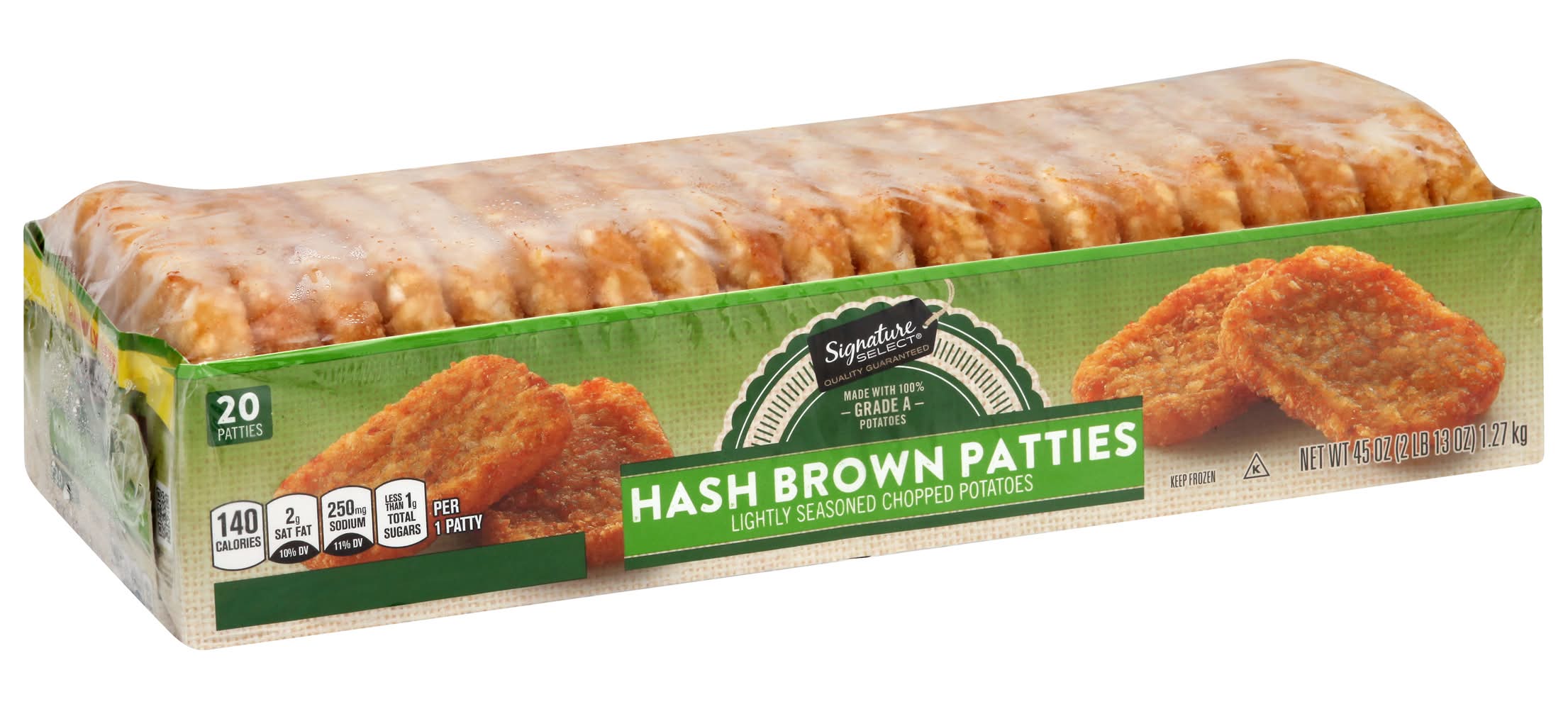 Signature Select Hash Brown Patties (45 oz, 20 ct)