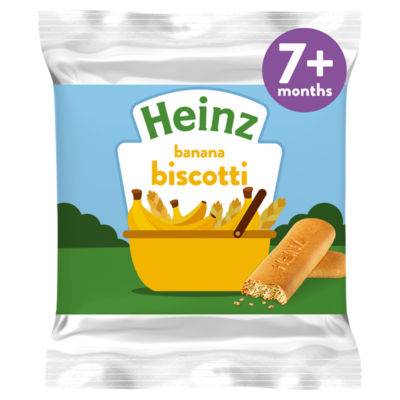 Heinz Banana Biscotti, Baby Food Snacks 7+ Months (60g)