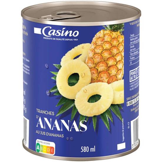Casino Ananas Tranche Ent.340G Co