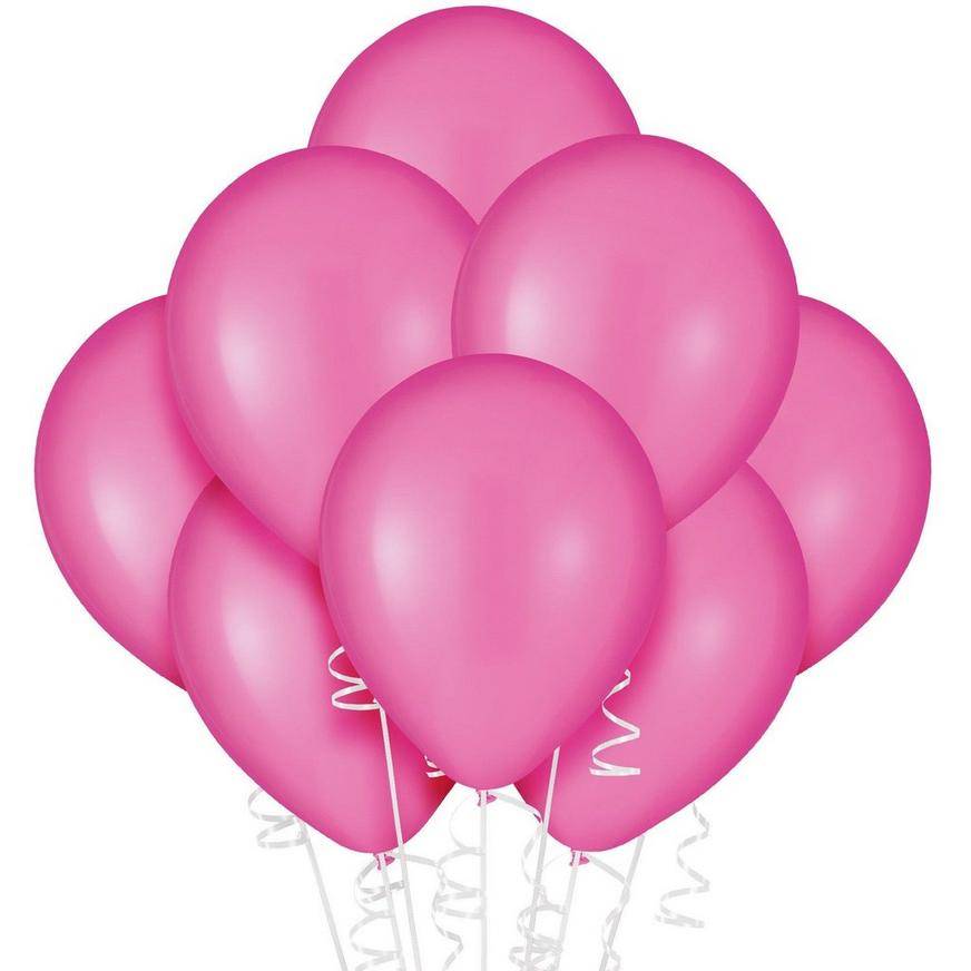 Party City Uninflated Premium Latex Balloons (25 ct) (bubble gum pink )