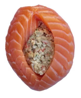 Service Counter Crab And Lobster Stuffed Atlantic Salmon - 6 Oz
