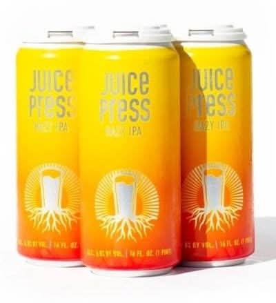 Burgeon Beer Company Juice Press Hazy Ipa Beer (16 fl oz)