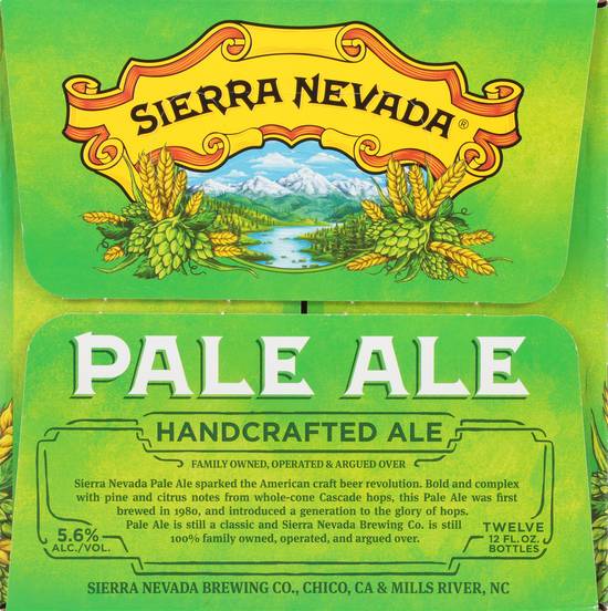 Sierra Nevada Pale Ale Beer (12 pack, 12 fl oz)
