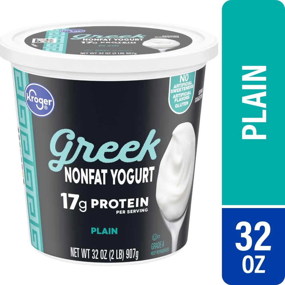 Kroger Plain Greek Nonfat Yogurt (32 oz)