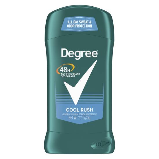 Degree Men Cool Rush 48 Hour Protection Antiperspirant Deodorant Stick, 2.7 oz