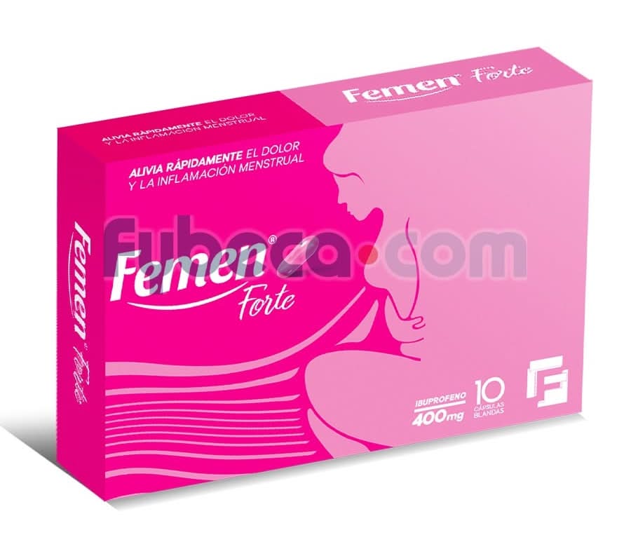 Femen Forte Caps. 400 Mg C/10 Caja