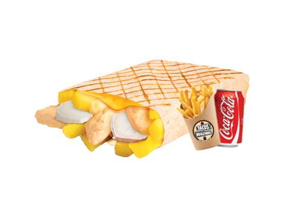 Menu tacos chèvre miel