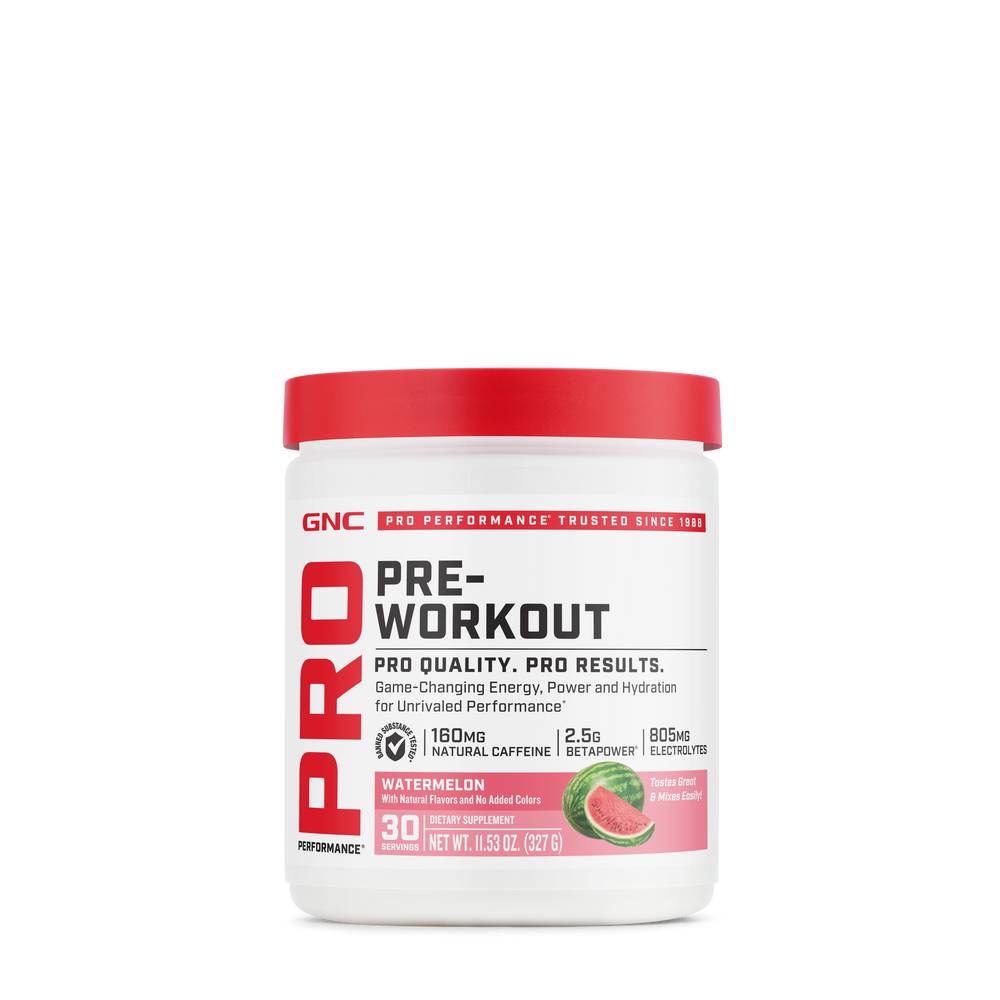 Gnc Pro Performance Pre Workout (11.53 oz) (watermelon)