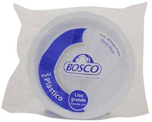 Bosco plato liso no. 10 (bolsa 20 piezas)