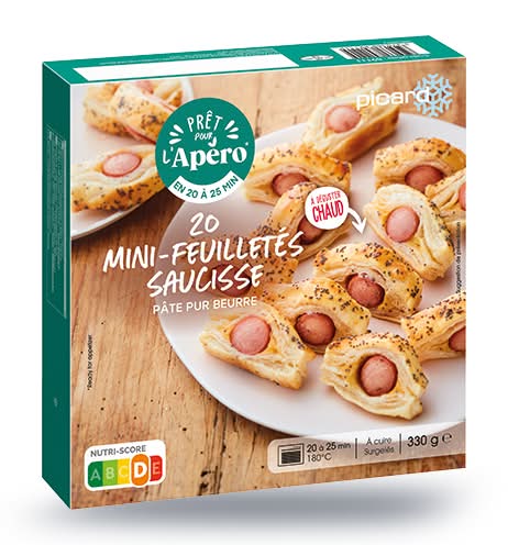 20 mini-feuilletés saucisse