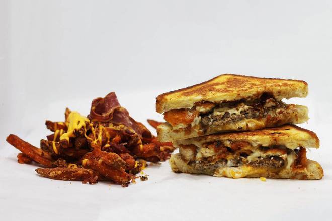 Croque chicken beef