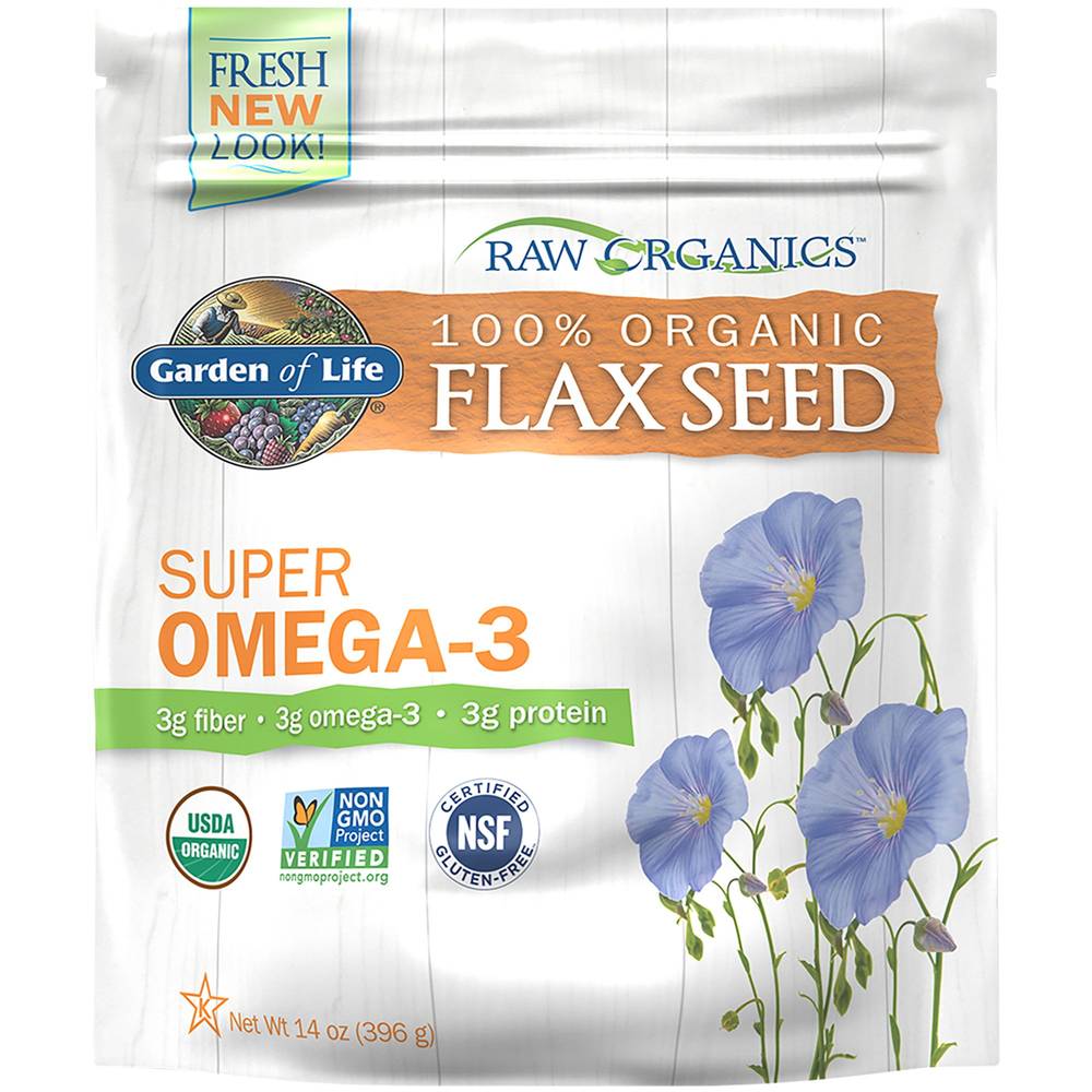 Garden Of Life Super Omega-3 Raw Organic Flax Seed