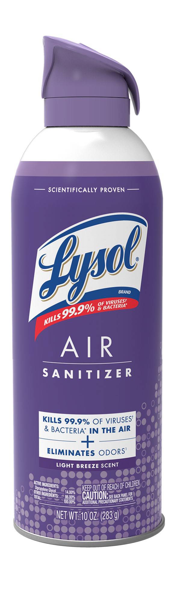 Lysol Light Breeze Air Sanitizer (10 oz)