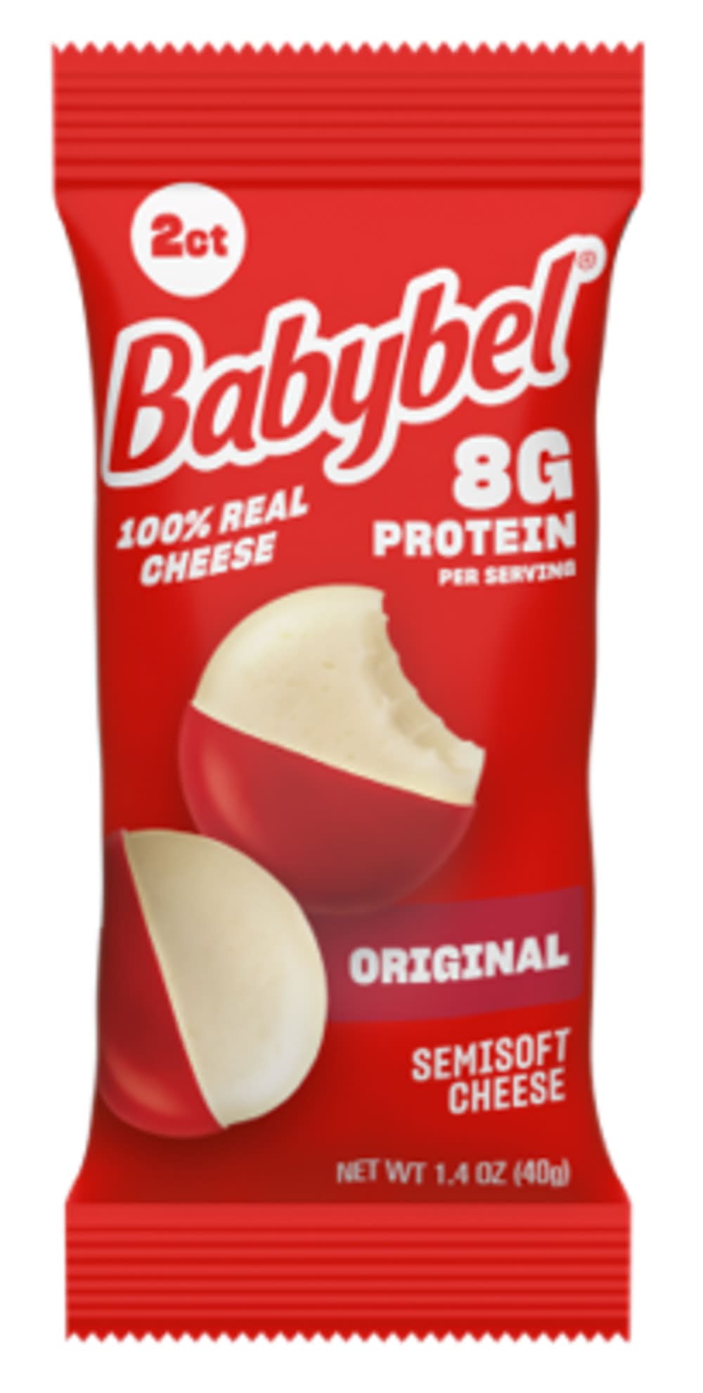 Babybel Mini Semisoft Snack Cheese, Original (1.4 oz, 2 ct)