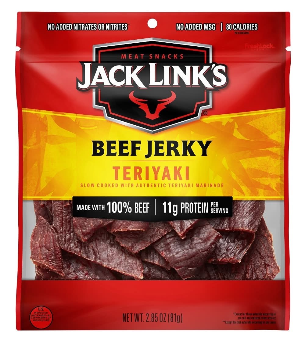 Jack Link's Teriyaki Beef Jerky Meat Snacks