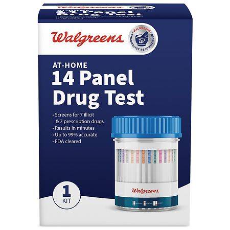 Walgreens At-Home 14 Panel Drug Test - 1.0 ea