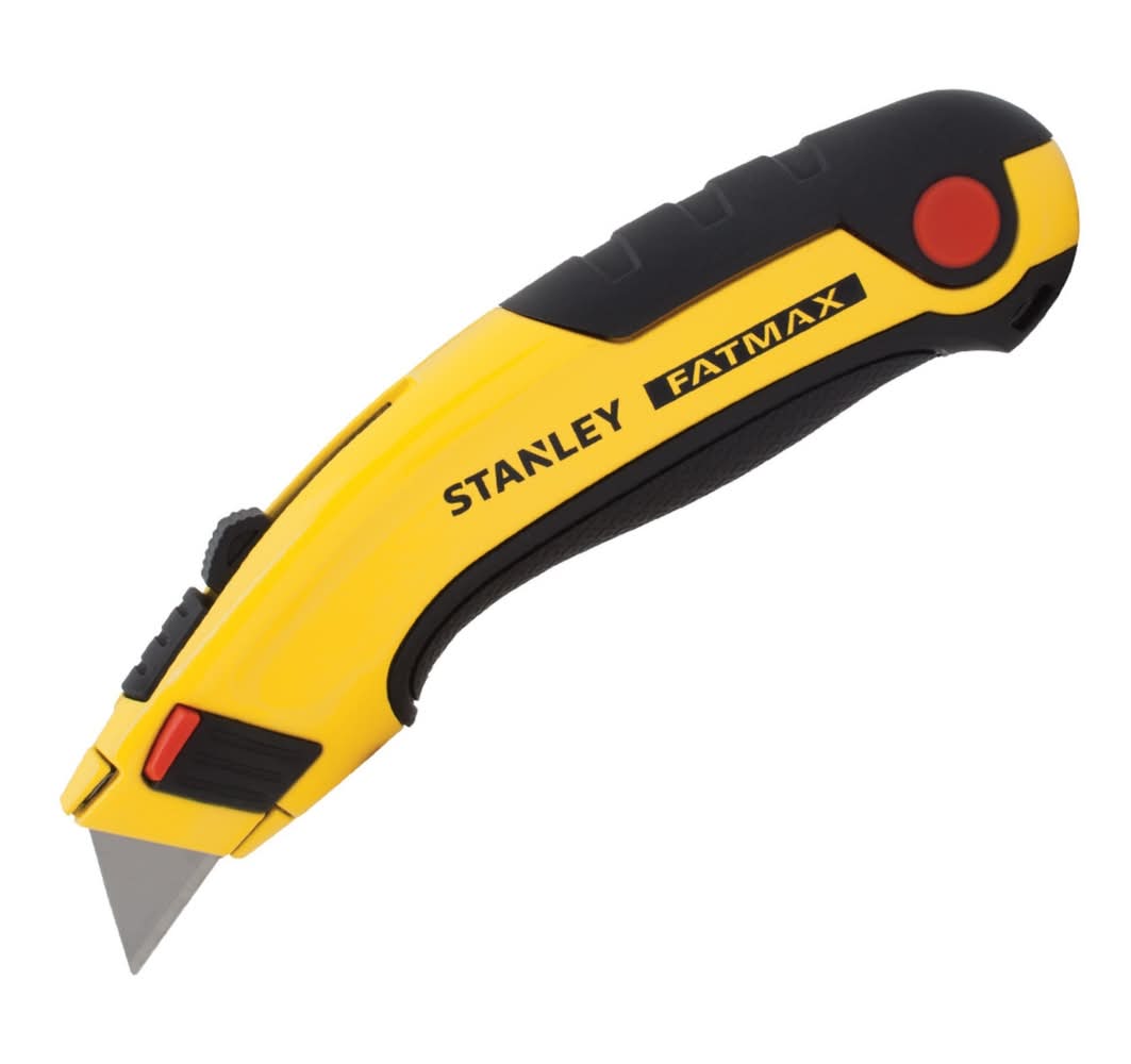 Stanley Fatmax Retractable Utility Knife Black/Yellow 1 Pk