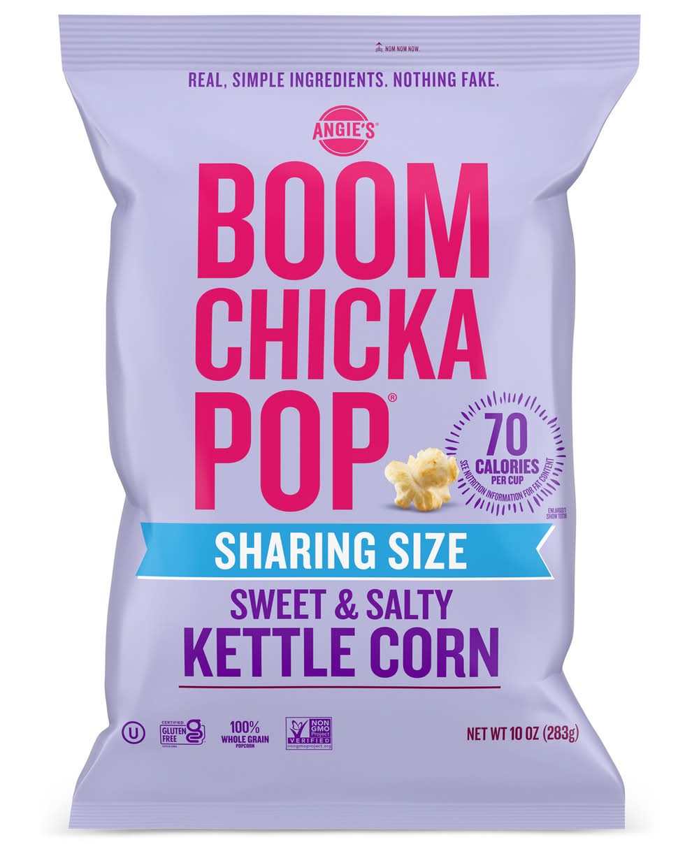 Angie's Boomchickapop Kettle Popcorn, Sweet-Salty (10 oz)