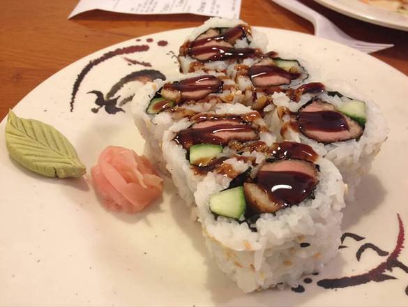 Crispy Duck Uramaki Cooked