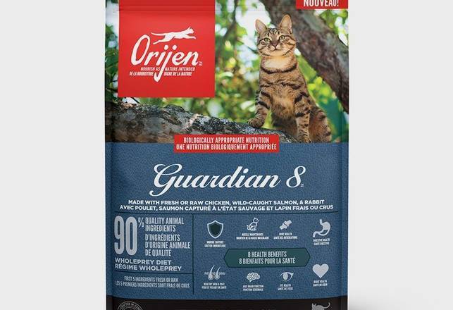 Orijen Guardian 8 Kibble Cat Food (4 lbs)